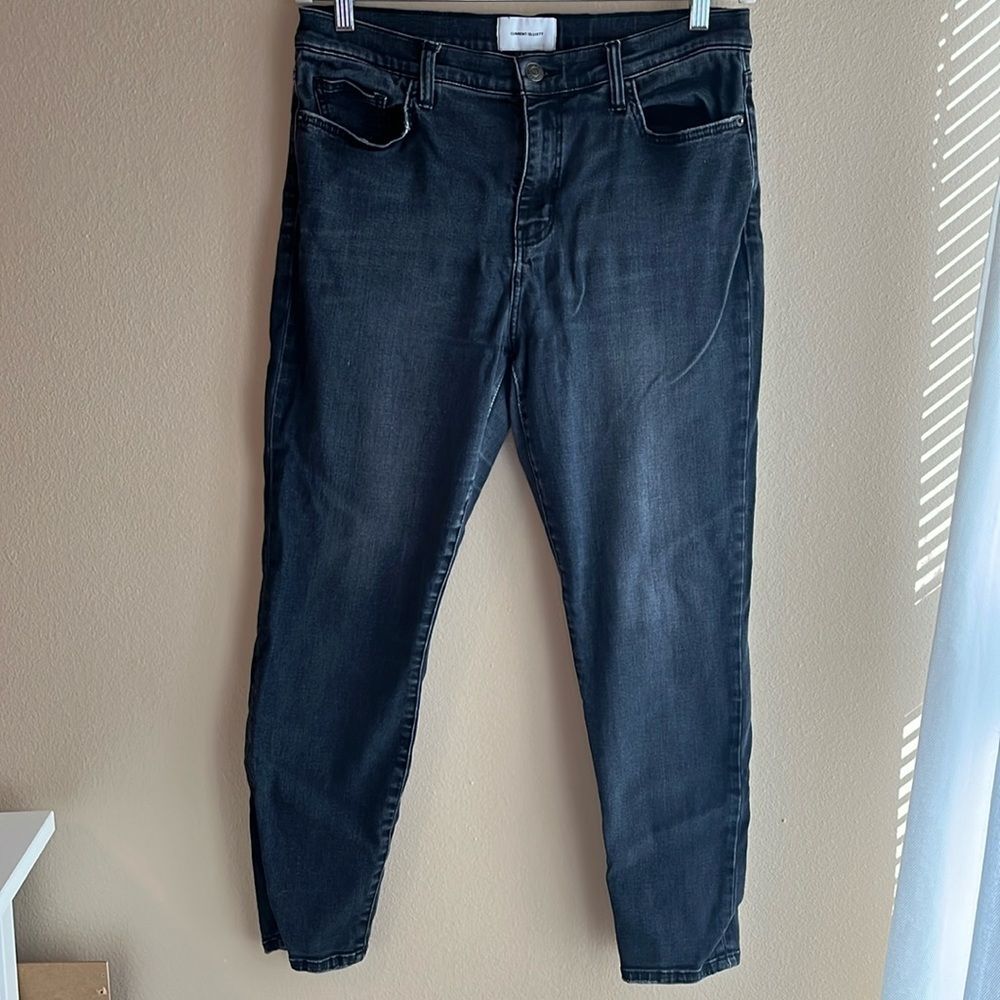 Current Elliot Denim Jeans Skinny 1 year Worn Size 32 Grey